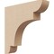Ekena Millwork 2"W x 10"D x 10"H Thin New Brighton Rough Cedar Woodgrain TimberThane Corbel, Primed Tan CORUR02X10X10NEBRCPR - alternate 1